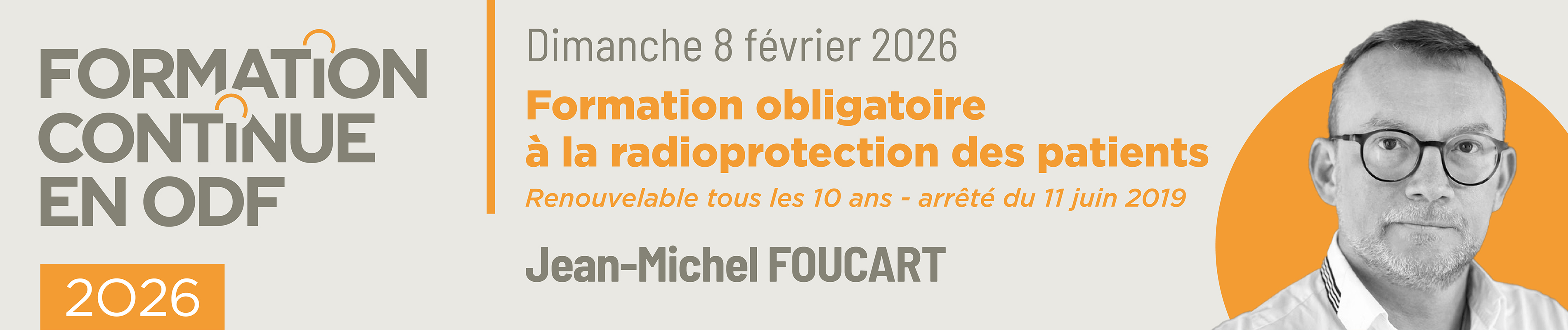 Formation obligatoire à la radioprotection des patients