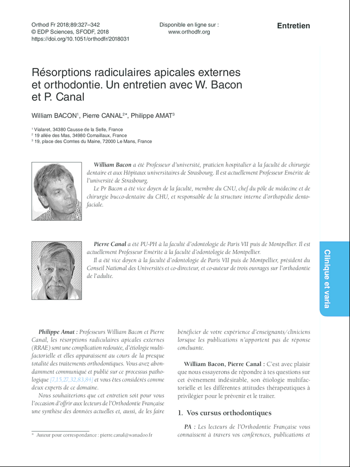 OF Volume 89, Numéro 4, Décembre 2018